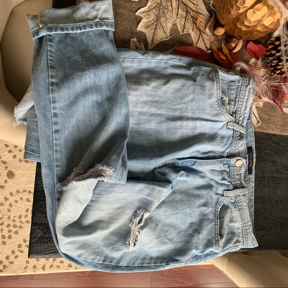 Flying Monkey Distressed Mom Jeans